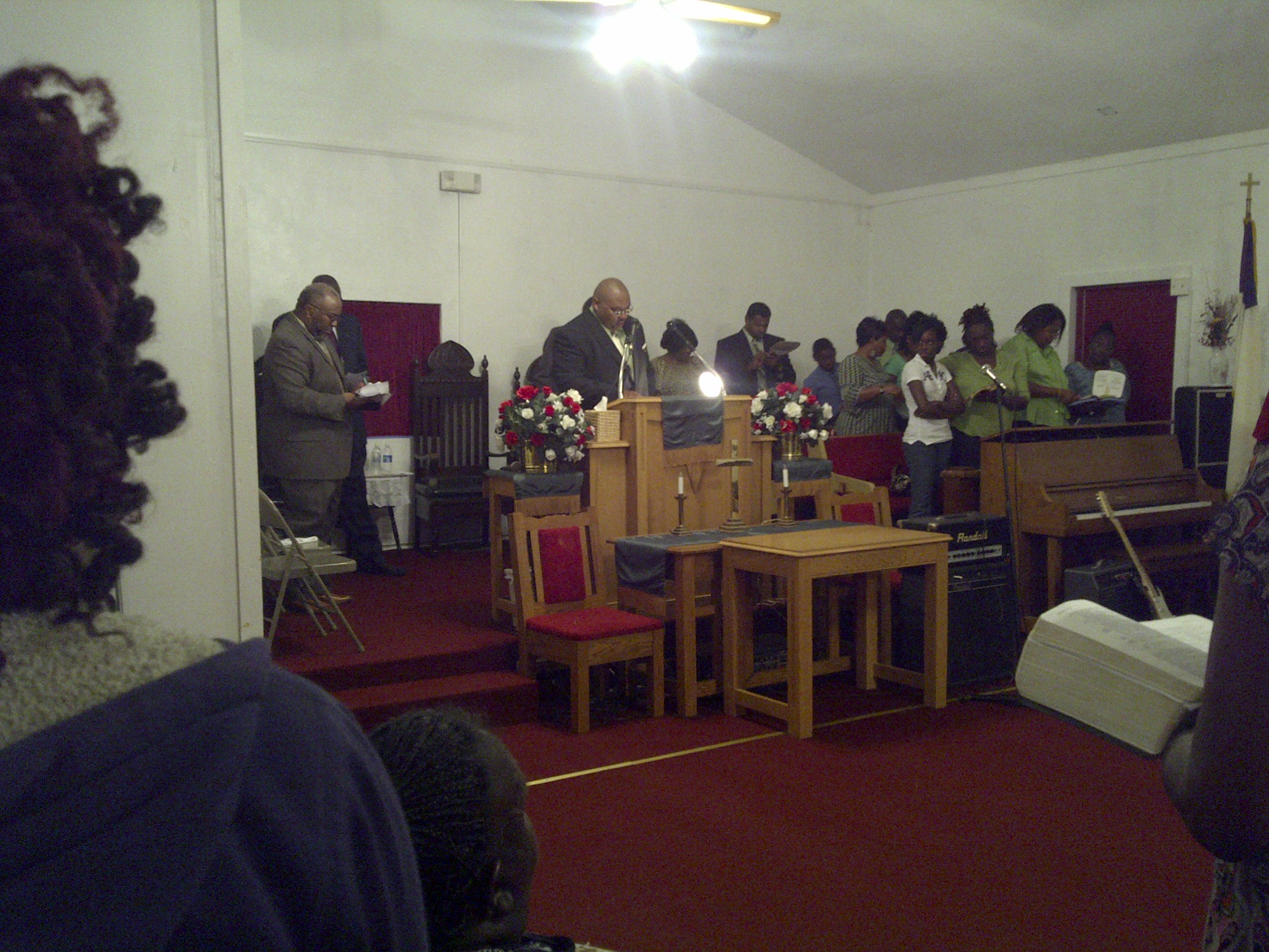 Rev. Kelvin Means and  the Community Missionary Baptist Church Choir